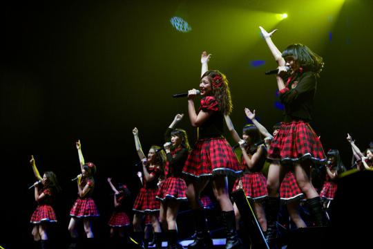 Melihat konser ulang tahun ke 2 idol grup JKT48