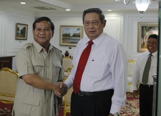 Prabowo temui SBY di Istana