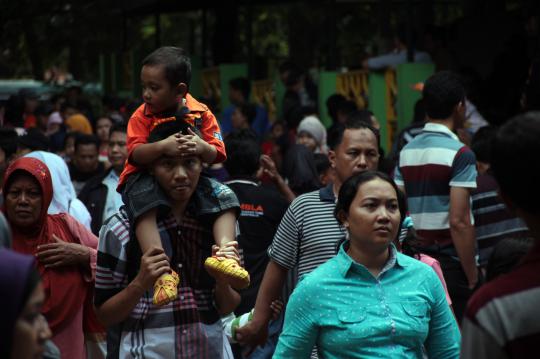 Libur Natal, Kebun Binatang Ragunan dipadati pengunjung