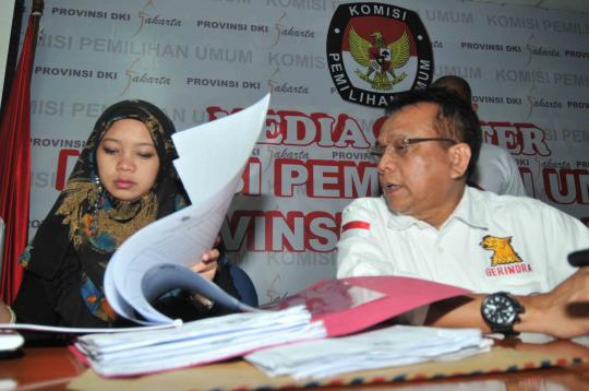 Gerindra serahkan laporan keuangan dana kampanye ke KPUD Jakarta