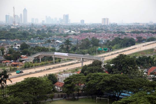 Uji coba jalan tol JORR W2 Kebon Jeruk-Ciledug