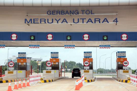 Uji coba jalan tol JORR W2 Kebon Jeruk-Ciledug