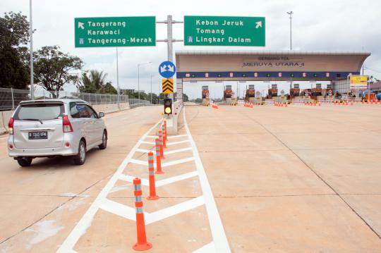 Uji coba jalan tol JORR W2 Kebon Jeruk-Ciledug