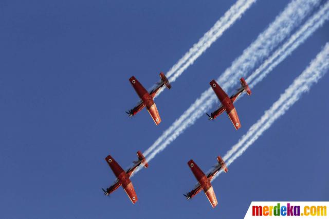 Foto : Mengintip kehebatan manuver pesawat tempur Angkatan 