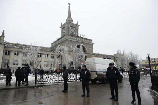 Serangan bom di stasiun kereta di Rusia tewaskan 13 orang