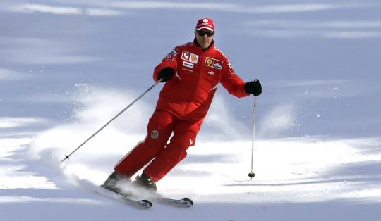 Ini lereng salju Meribel, lokasi M Schumacher kecelakaan ski