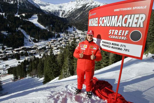 Ini lereng salju Meribel, lokasi M Schumacher kecelakaan ski