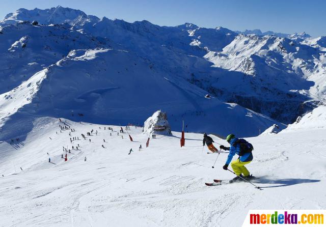 Foto : Ini lereng salju Meribel, lokasi M Schumacher 