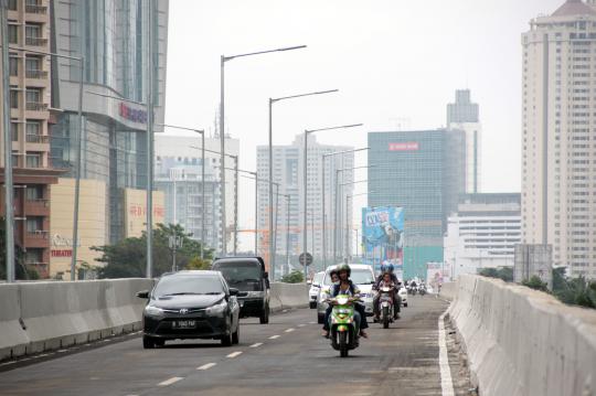 JLNT Tanah Abang-Kampung Melayu diserbu pemotor
