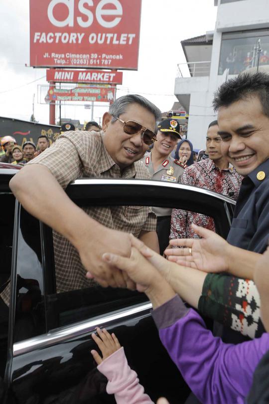 Mengikuti aktivitas Presiden SBY di sela-sela libur tahun baru