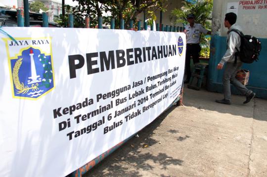 6 Januari, Terminal Lebak Bulus tak beroperasi lagi