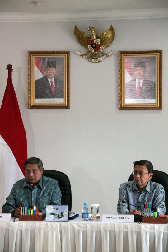 SBY dan Boediono pimpin rapat kabinet terbatas soal elpiji