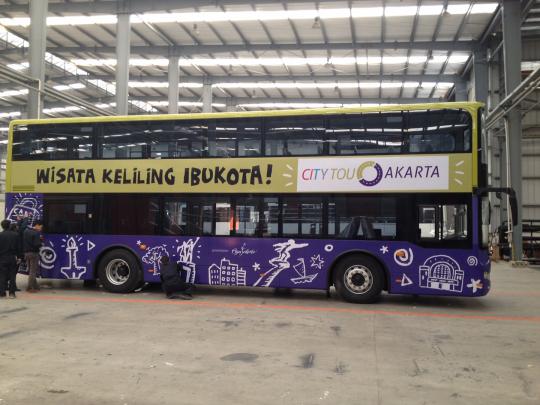 Ini bus tingkat dari China yang siap layani wisatawan Ibu Kota