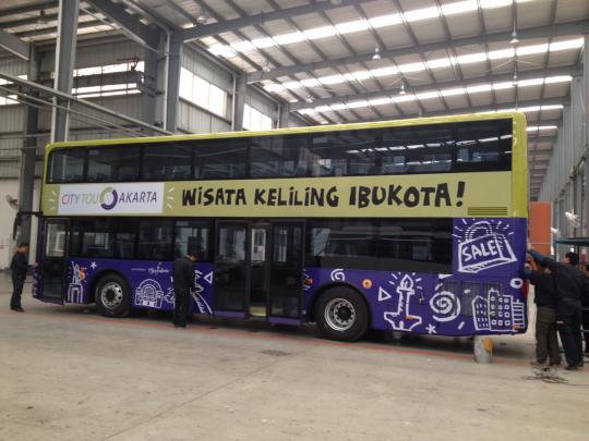 Ini bus tingkat dari China yang siap layani wisatawan Ibu Kota