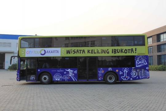 Ini bus tingkat dari China yang siap layani wisatawan Ibu Kota