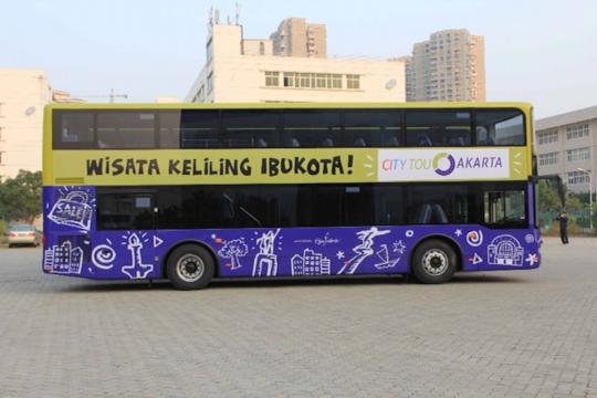 Ini bus tingkat dari China yang siap layani wisatawan Ibu Kota