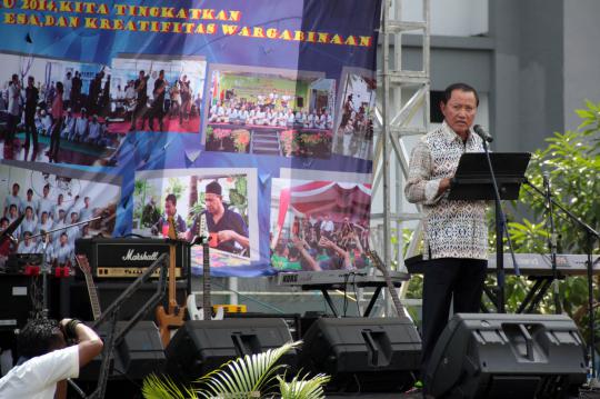 Amir Syamsuddin rayakan Tahun Baru bersama napi Lapas Cipinang