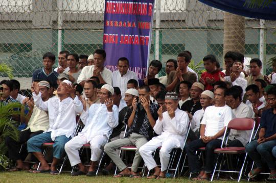 Amir Syamsuddin rayakan Tahun Baru bersama napi Lapas Cipinang