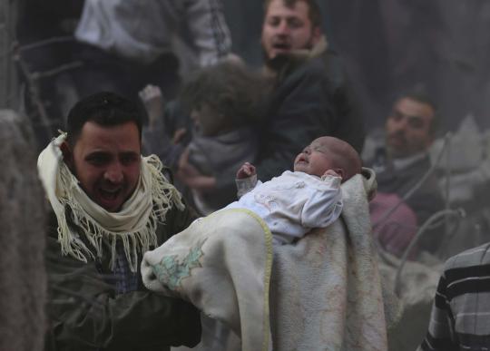 Kejamnya pasukan Bashar Al-Assad serang anak-anak di Suriah
