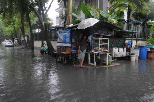 Ketika kawasan Cempaka Putih tergenang banjir