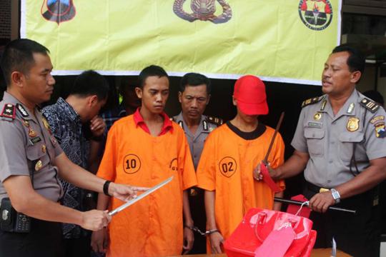 Dua penjambret kawakan di Semarang dibekuk polisi