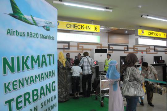 Penerbangan perdana Citilink di Bandara Halim Perdanakusuma