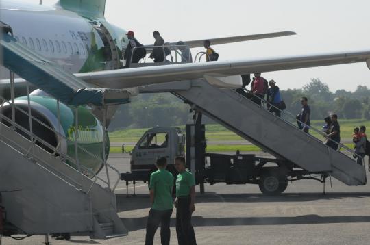 Penerbangan perdana Citilink di Bandara Halim Perdanakusuma