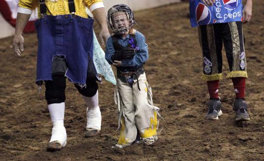 Aksi koboi cilik di National Western Stock Show ke-108