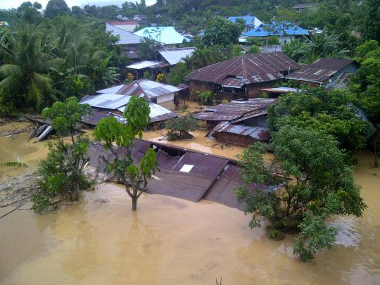 Ini parahnya banjir Manado