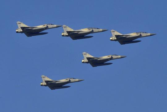 Aksi manuver armada pesawat tempur terbaru buatan Taiwan