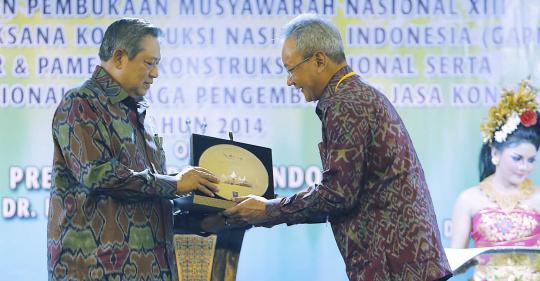 Presiden SBY buka Munas XIII Gapensi di Bali