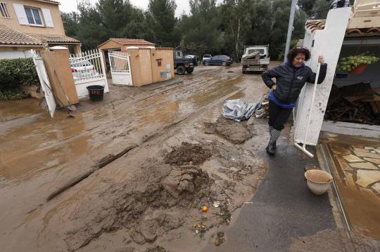 Banjir bandang sapu tenggara Prancis, 2 warga tewas