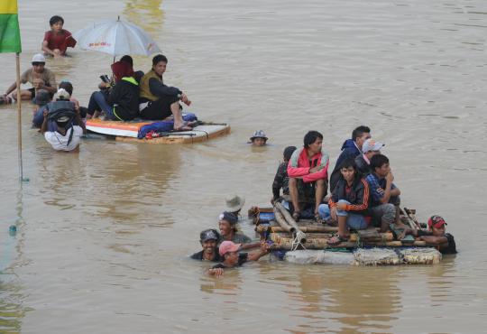 Banjir kembali lumpuhkan akses Casablanca-Kampung Melayu