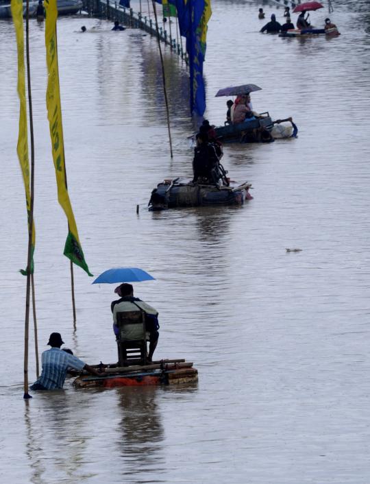 Banjir kembali lumpuhkan akses Casablanca-Kampung Melayu