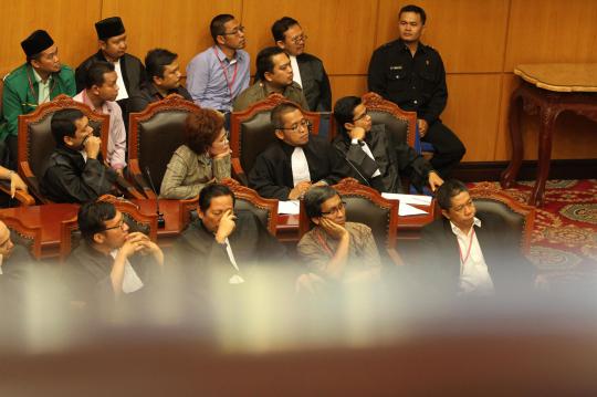 Sidang uji materi UU No 42 Tahun 2008 Pilpres di Gedung MK