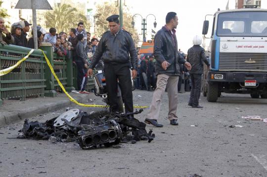 Serangan bom hantam markas kepolisian di Kairo, 4 orang tewas