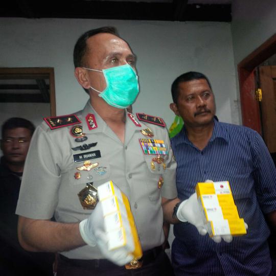 2 Tahun beroperasi, pabrik obat palsu di Bandung digerebek