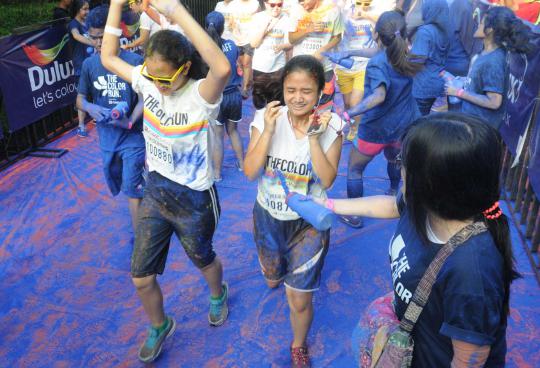 Serunya Festival Color Run di Senayan