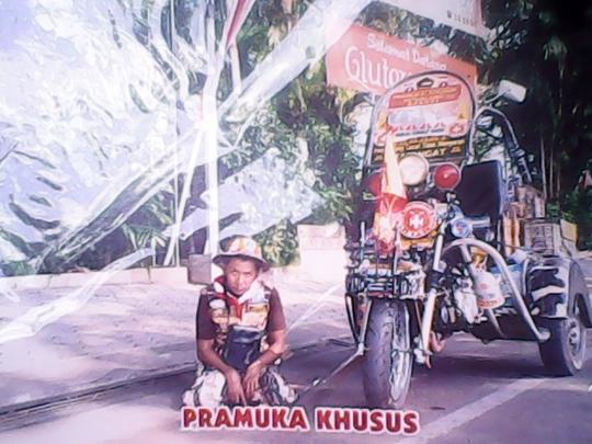 Ini Wisono, pria lumpuh kaki jualan perkakas bisa beli Harley