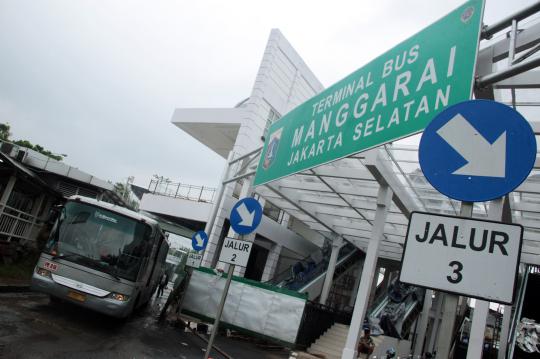 Melihat kondisi Terminal Manggarai saat direvitalisasi
