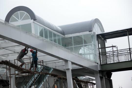 Melihat kondisi Terminal Manggarai saat direvitalisasi