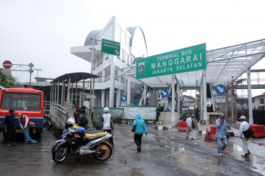 Melihat kondisi Terminal Manggarai saat direvitalisasi