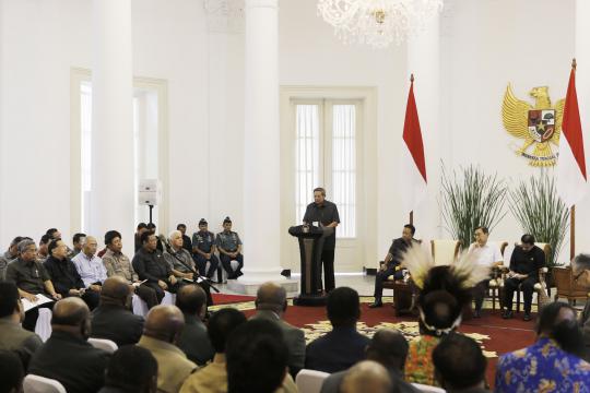 Pertemuan SBY dengan gubernur se-Papua bahas otonomi khusus