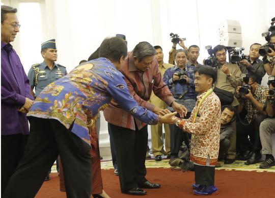 Presiden SBY terima kunjungan atlet difabel di Istana Bogor
