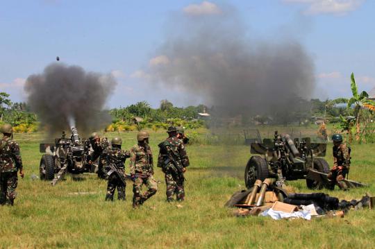 Kondisi anggota Islam Bangsamoro saat diserang militer Filipina