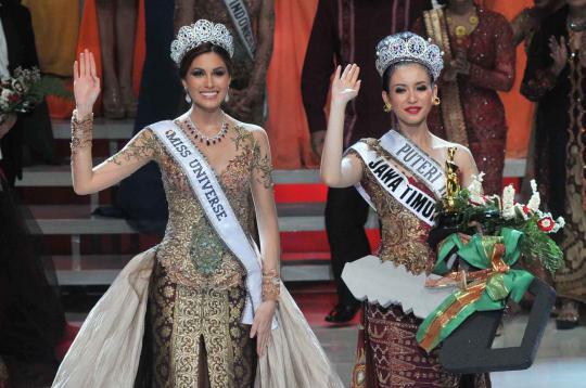 Elvira Devinamira raih mahkota Puteri Indonesia 2014