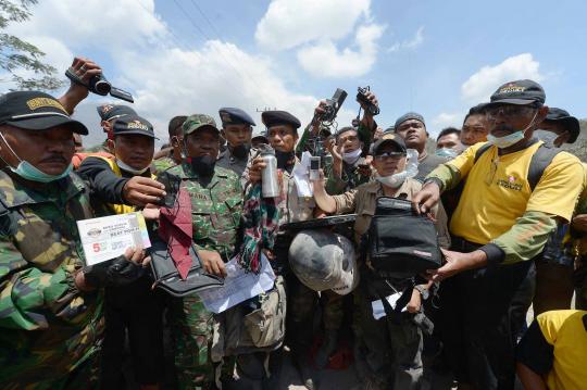 Tim SAR temukan barang Rizal, jurnalis yang tewas di Sinabung