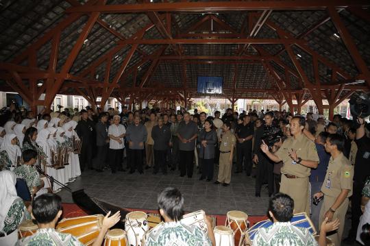 Presiden SBY kunjungi SMP Negeri 1 Kuningan