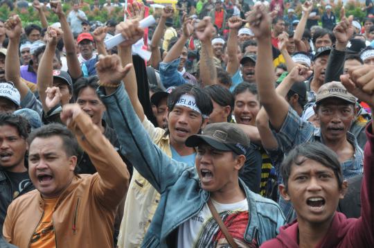 Pencabutan BBM bersubsidi, ratusan nelayan Tegal demo di Istana