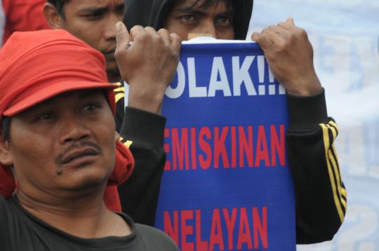 Pencabutan BBM bersubsidi, ratusan nelayan Tegal demo di Istana